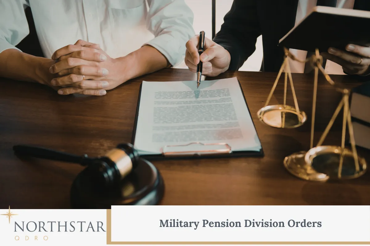 Military Pension Division Orders