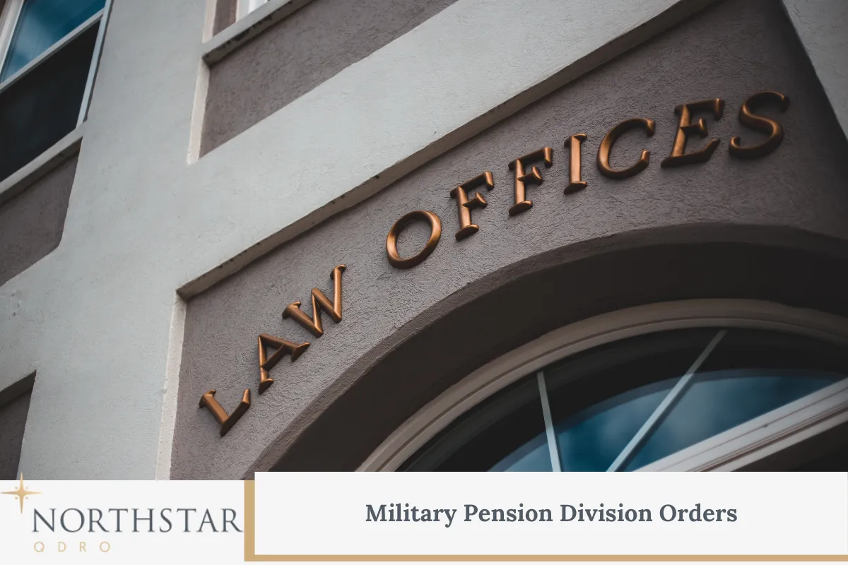 Military Pension Division Orders
